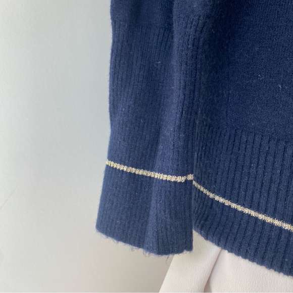 Ted Baker Wool Blend Crew Neck Sweater with Gold Piping - 0 - Picture 9 of 13